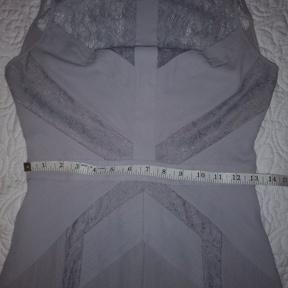 BCBG MAXAZRIA Raya Sleeveless Pleated Lace Dress - Picture 14 of 16